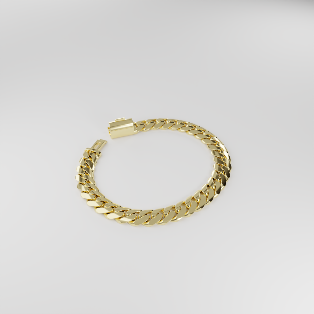 Bransoletka "Miami Cuban" - 10mm