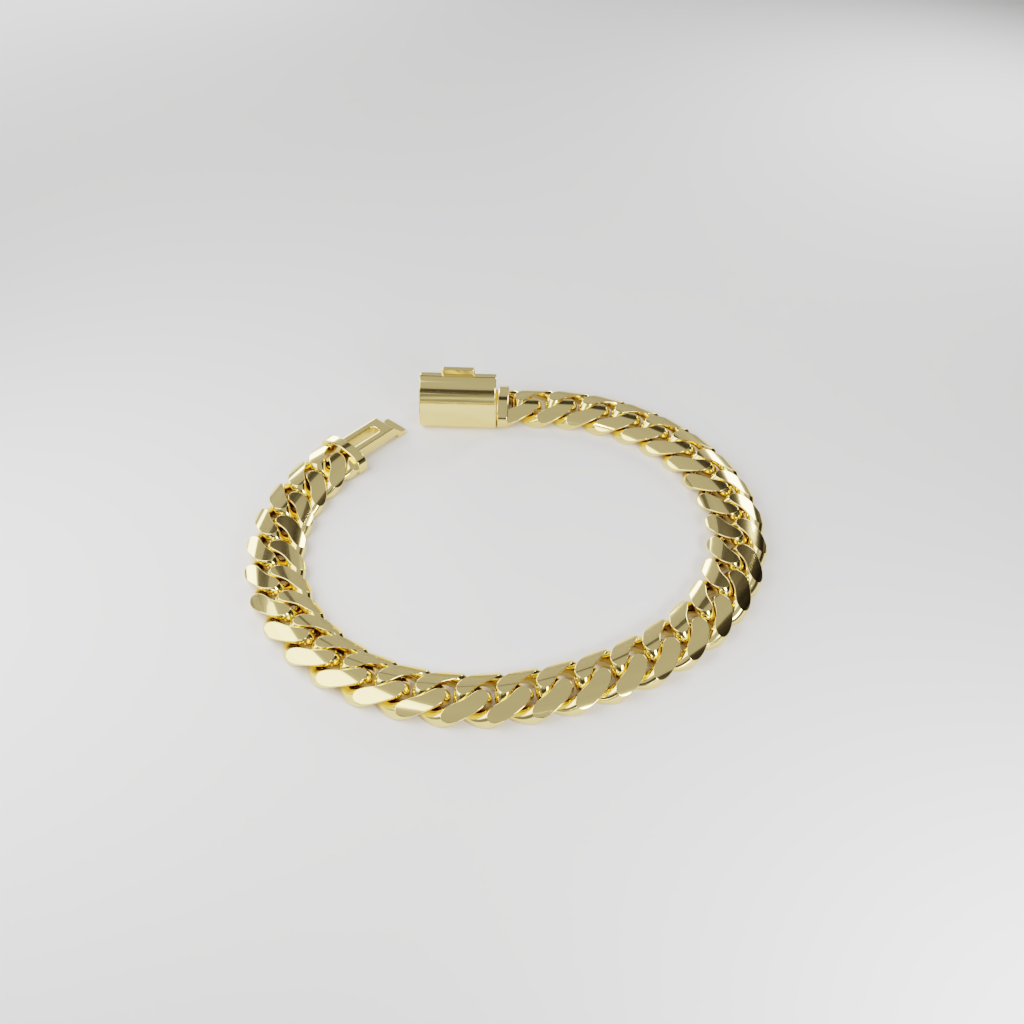 Bransoletka "Miami Cuban" - 10mm