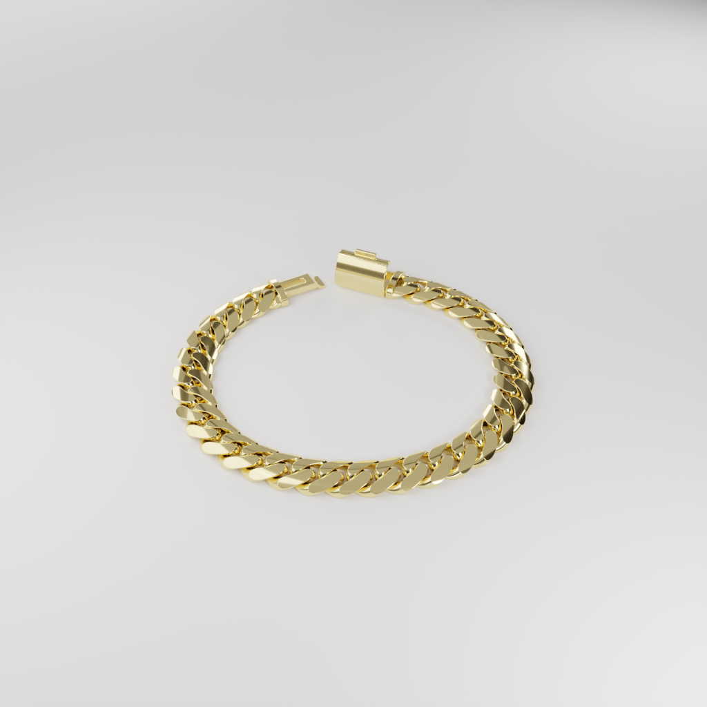 Bransoletka "Miami Cuban" - 10mm