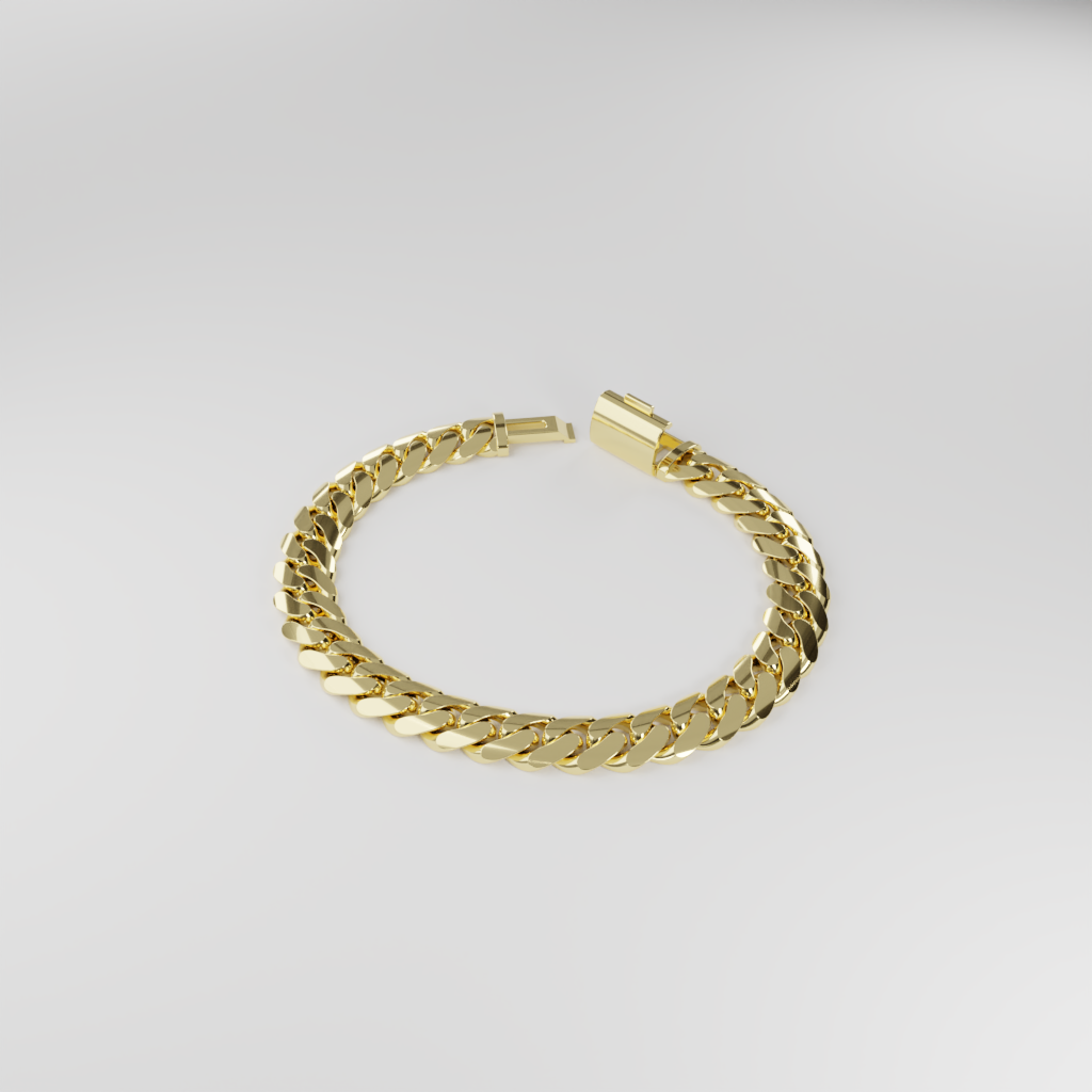 Bransoletka "Miami Cuban" - 10mm