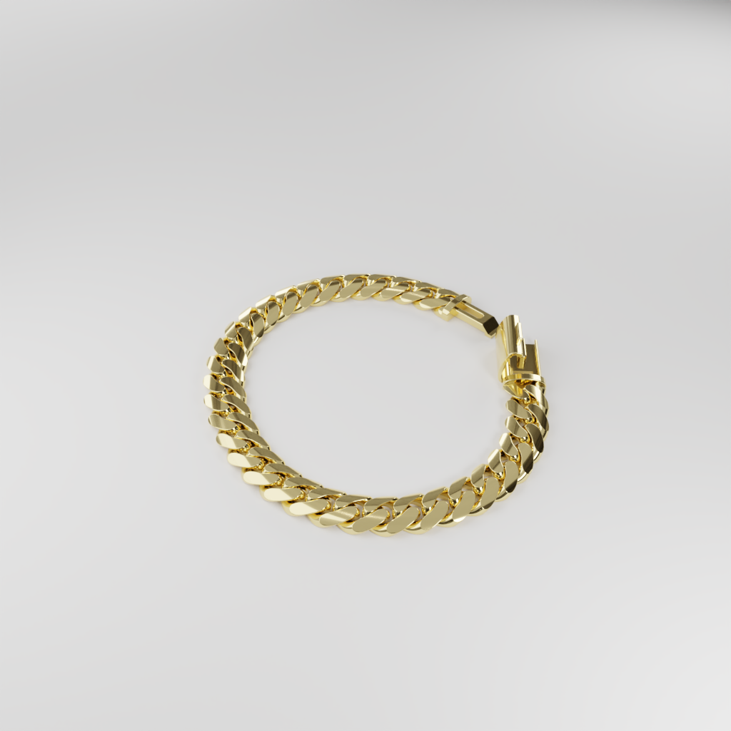 Bransoletka "Miami Cuban" - 10mm