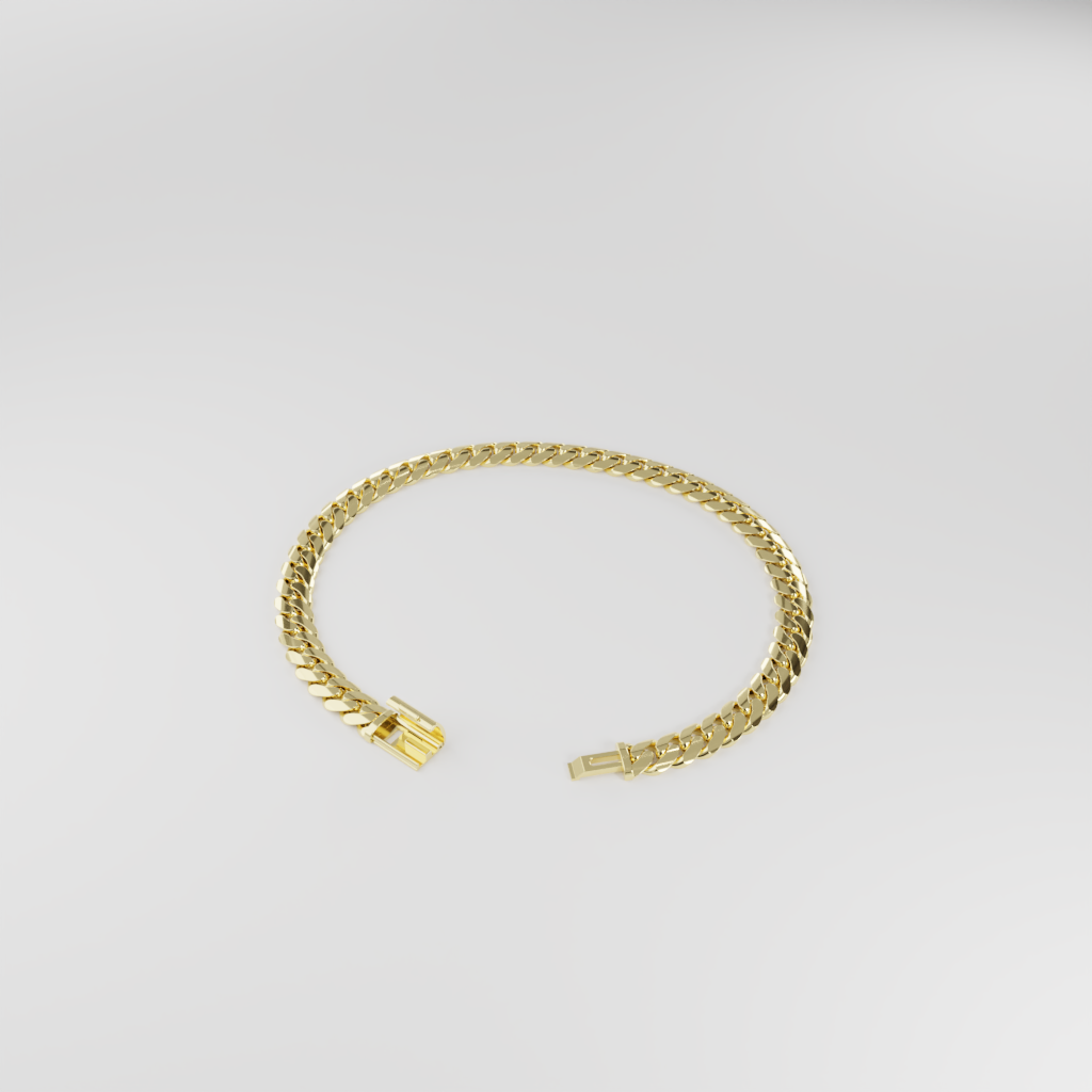 Bransoletka "Miami Cuban" - 6mm