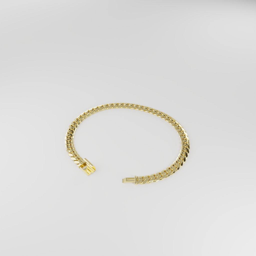 Bransoletka "Miami Cuban" - 6mm