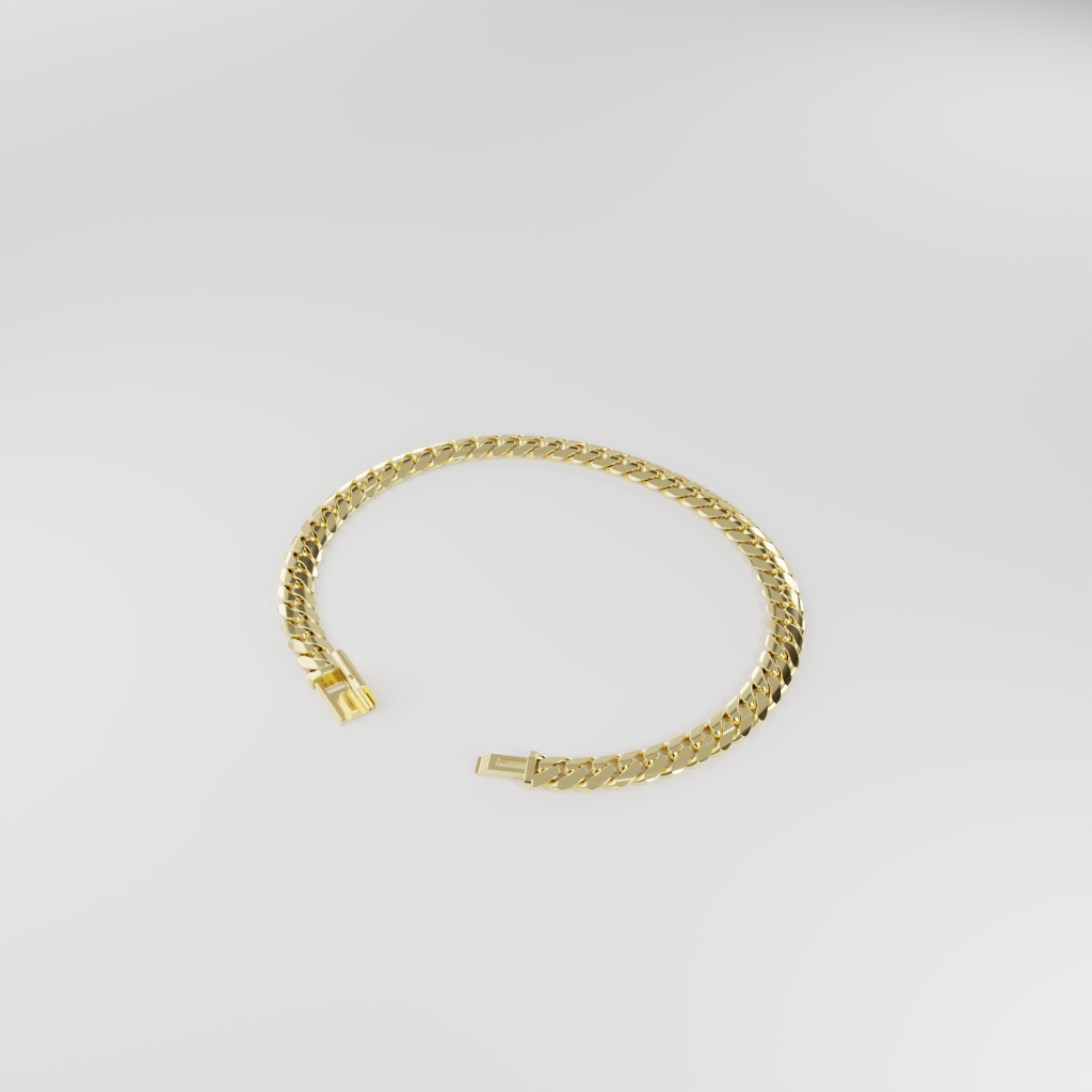 Bransoletka "Miami Cuban" - 6mm