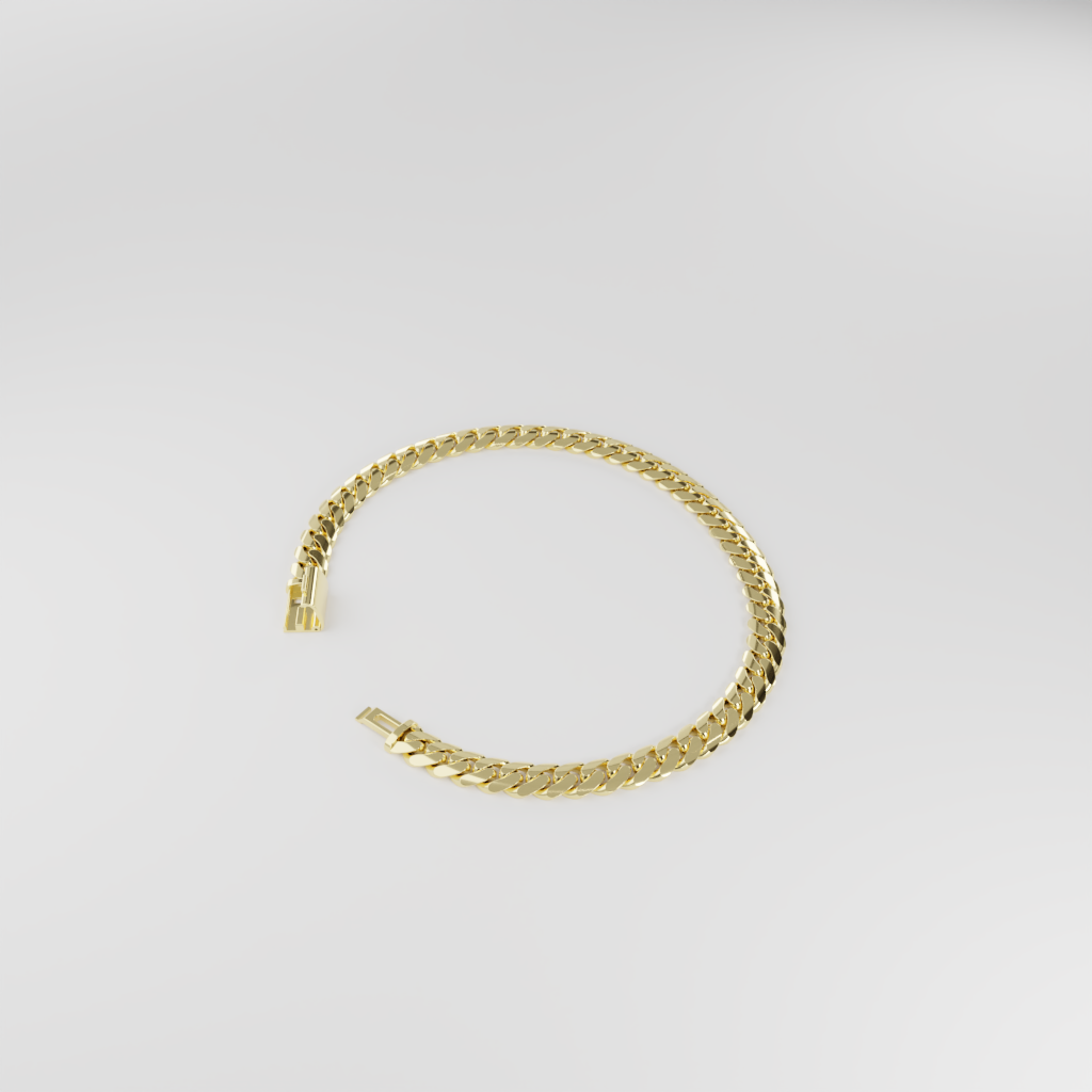 Bransoletka "Miami Cuban" - 6mm