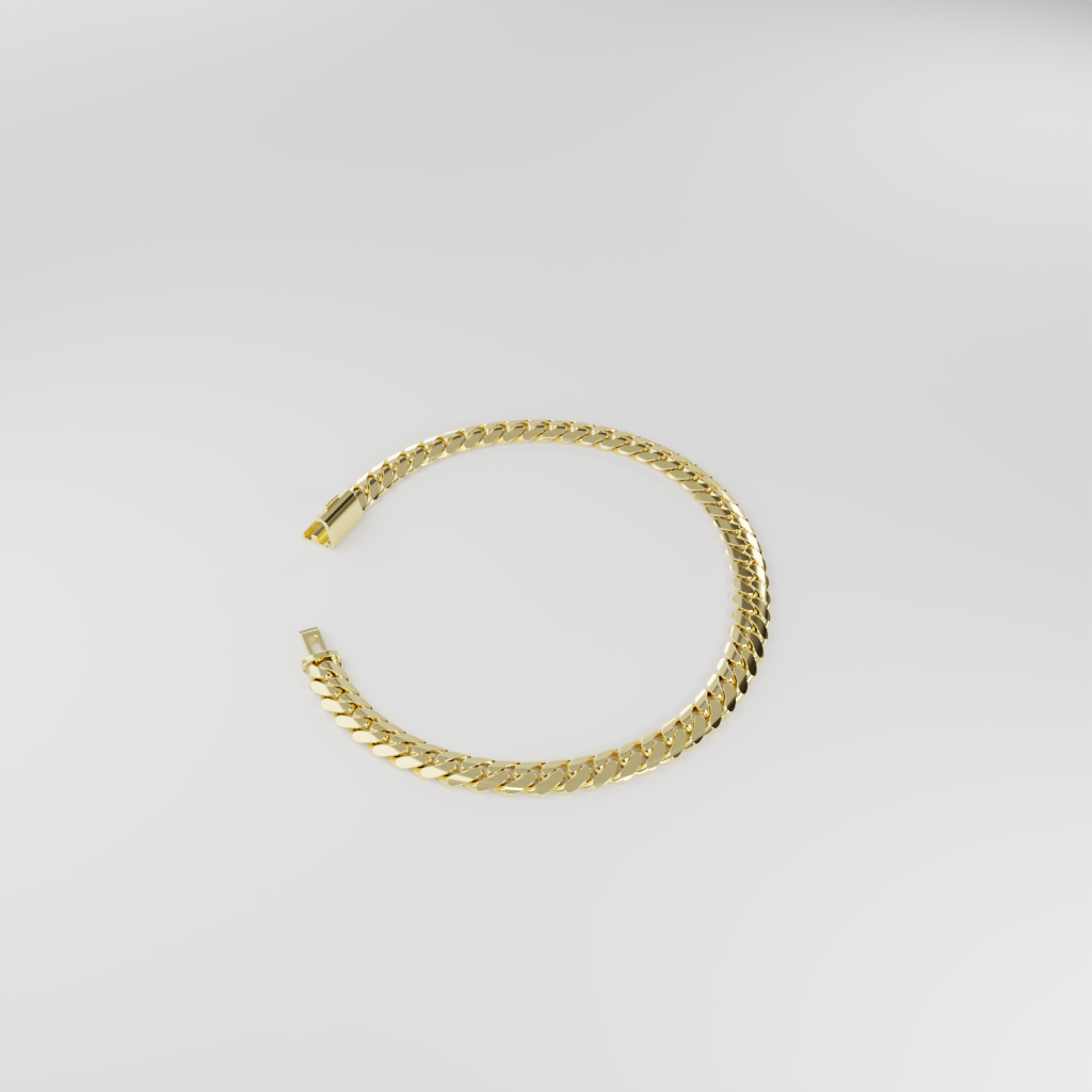 Bransoletka "Miami Cuban" - 6mm