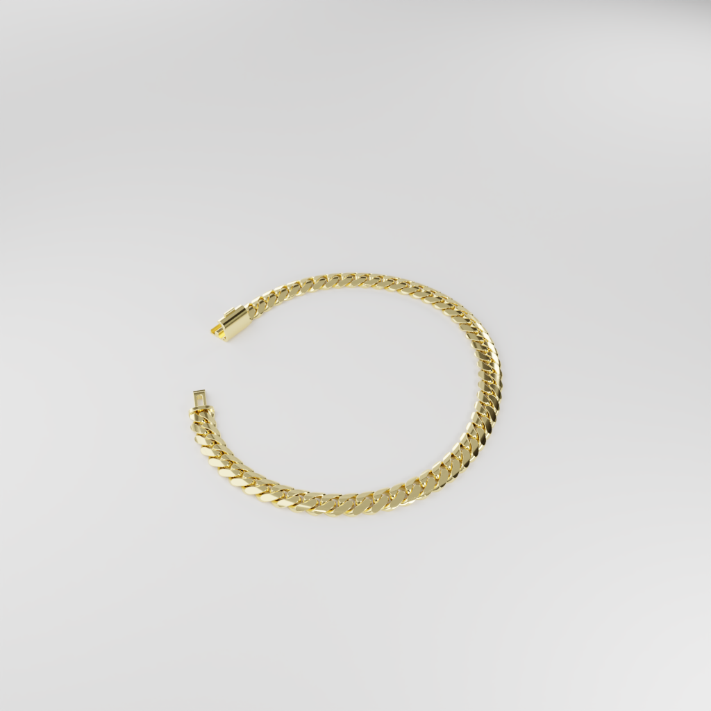 Bransoletka "Miami Cuban" - 6mm