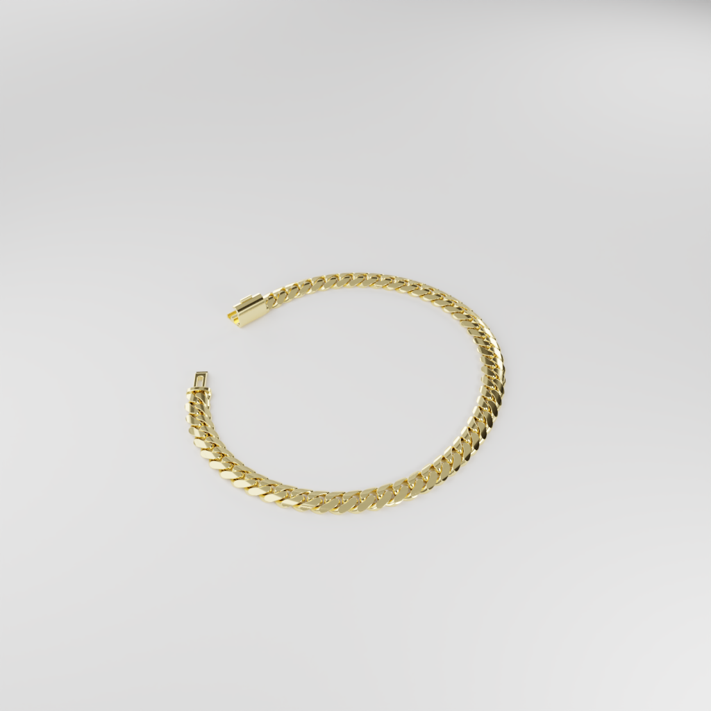 Bransoletka "Miami Cuban" - 6mm