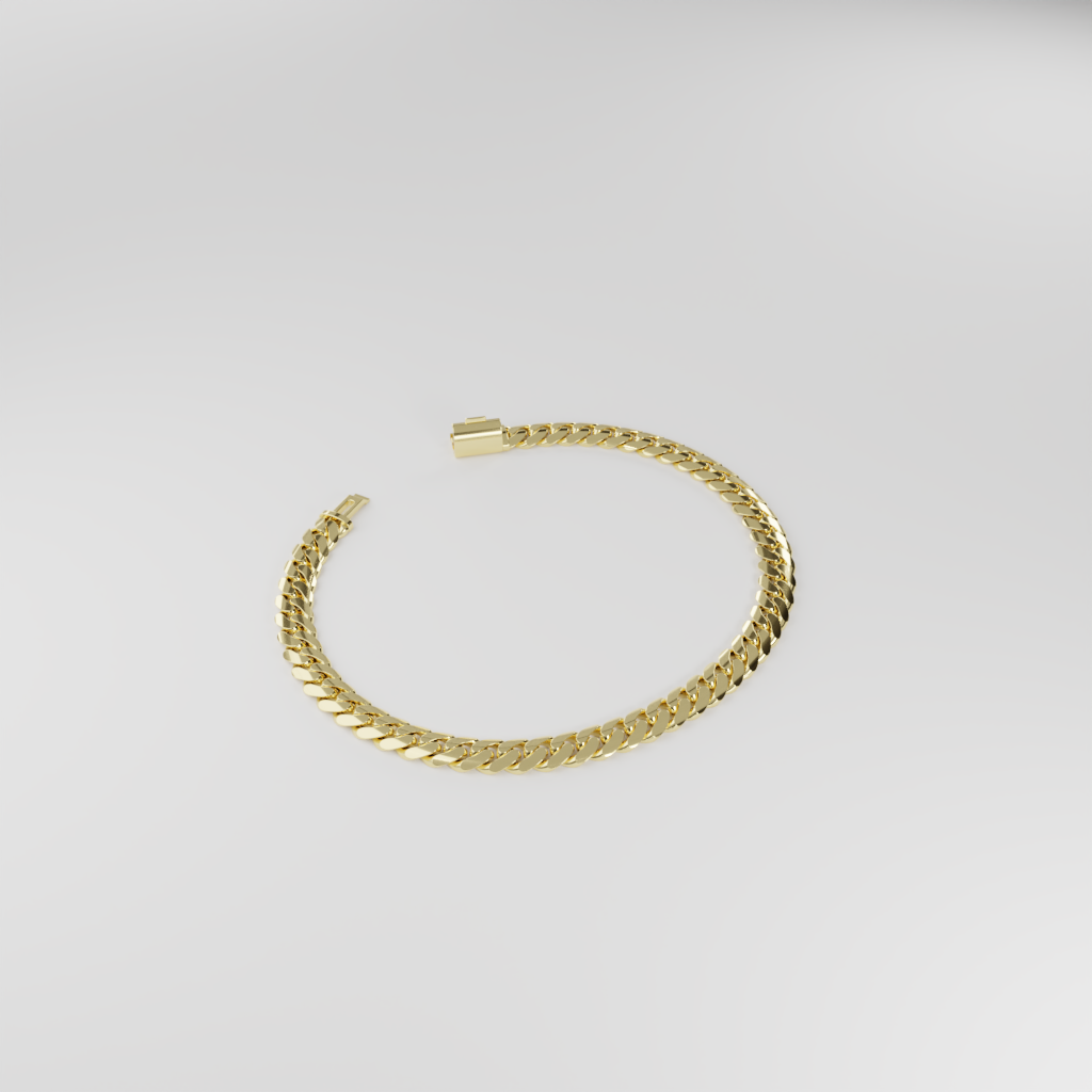 Bransoletka "Miami Cuban" - 6mm