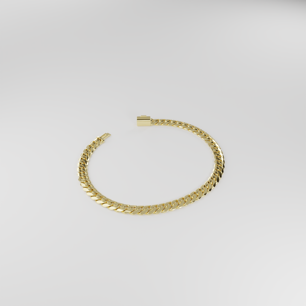 Bransoletka "Miami Cuban" - 6mm