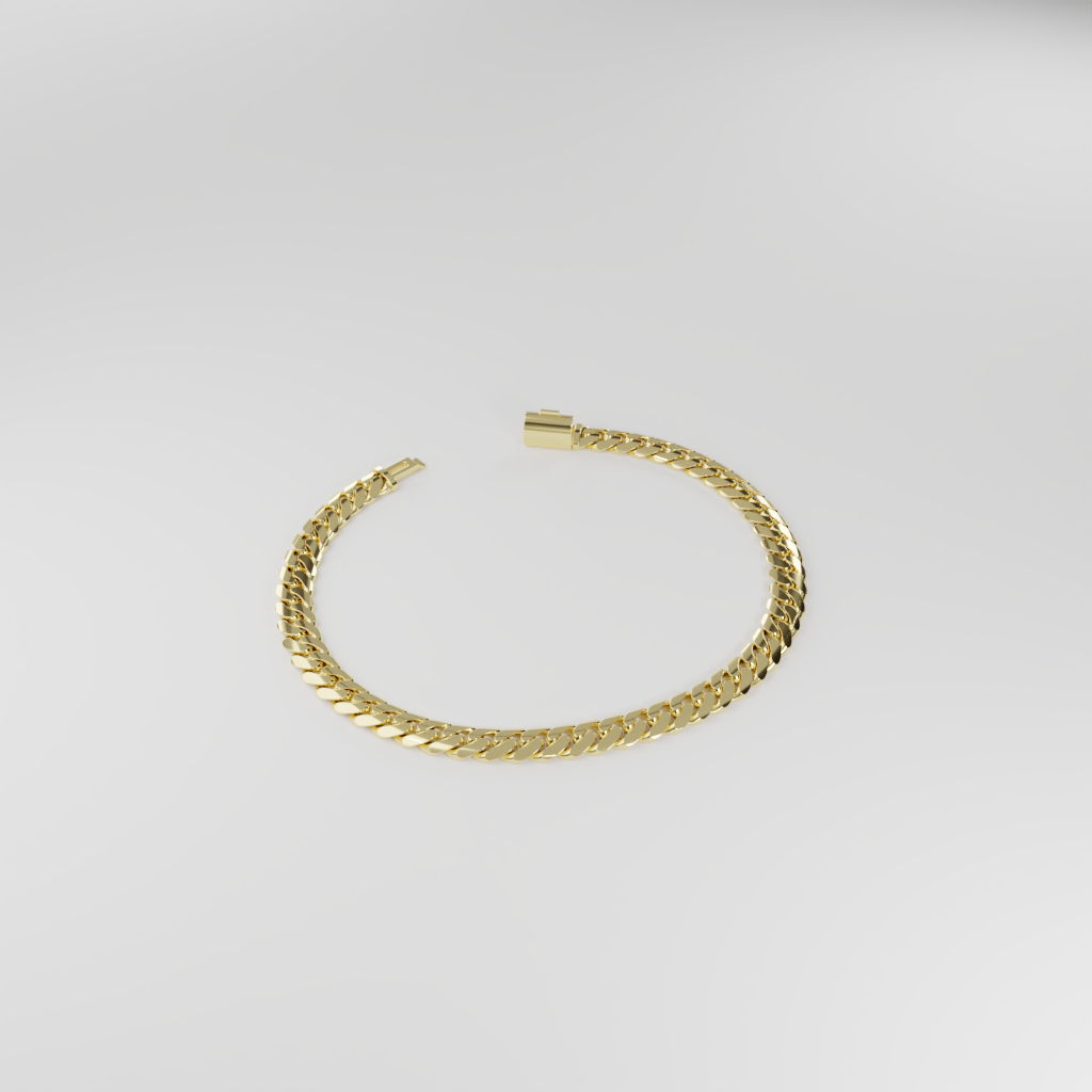 Bransoletka "Miami Cuban" - 6mm