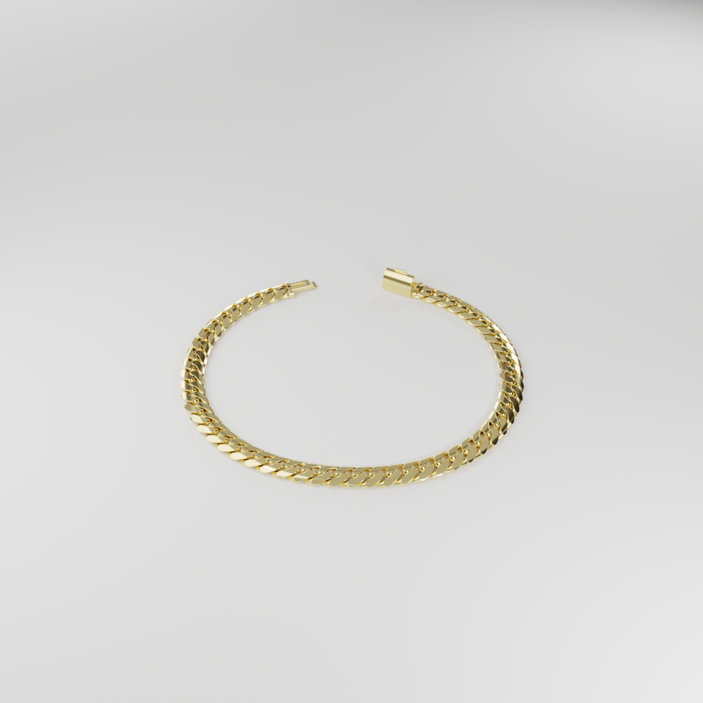 Bransoletka "Miami Cuban" - 6mm