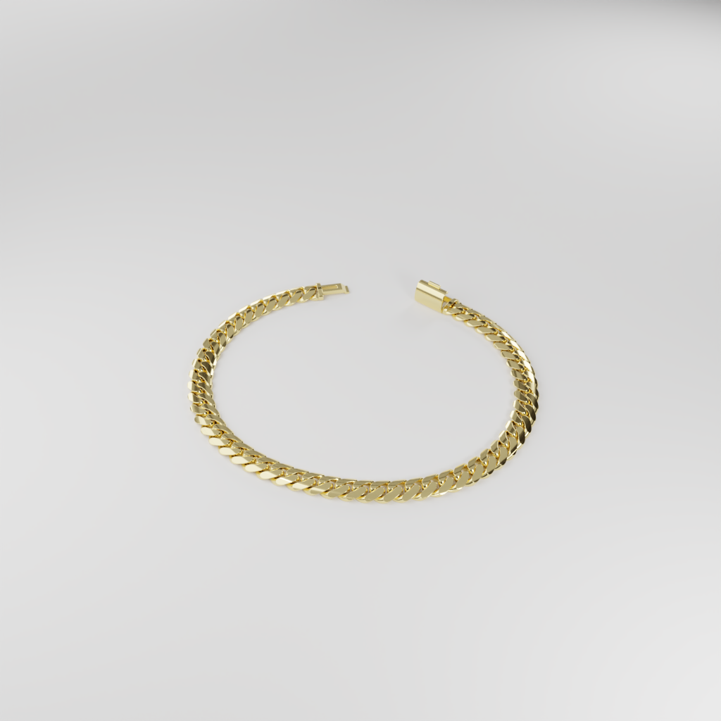 Bransoletka "Miami Cuban" - 6mm