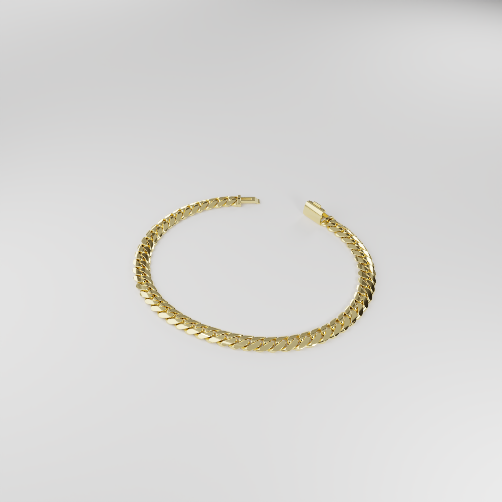 Bransoletka "Miami Cuban" - 6mm