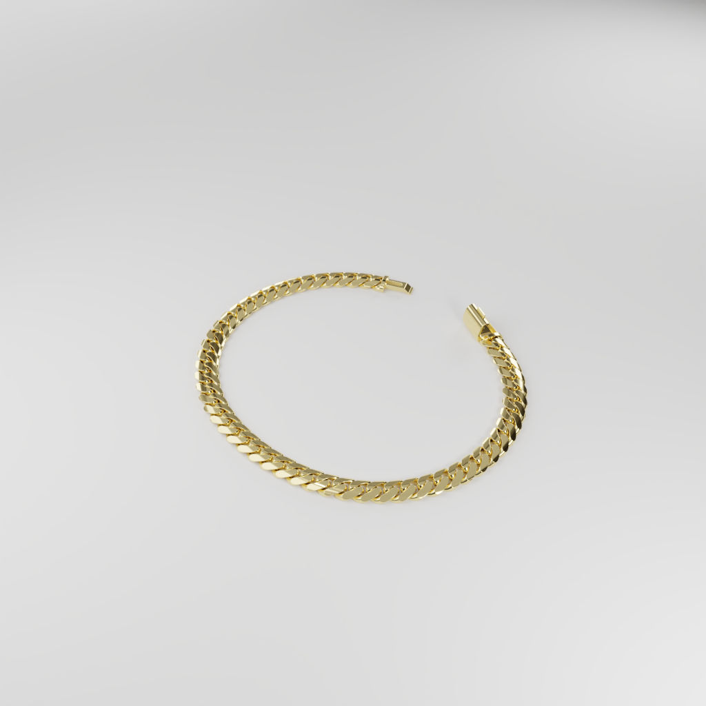 Bransoletka "Miami Cuban" - 6mm