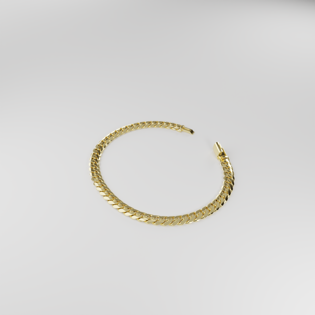 Bransoletka "Miami Cuban" - 6mm