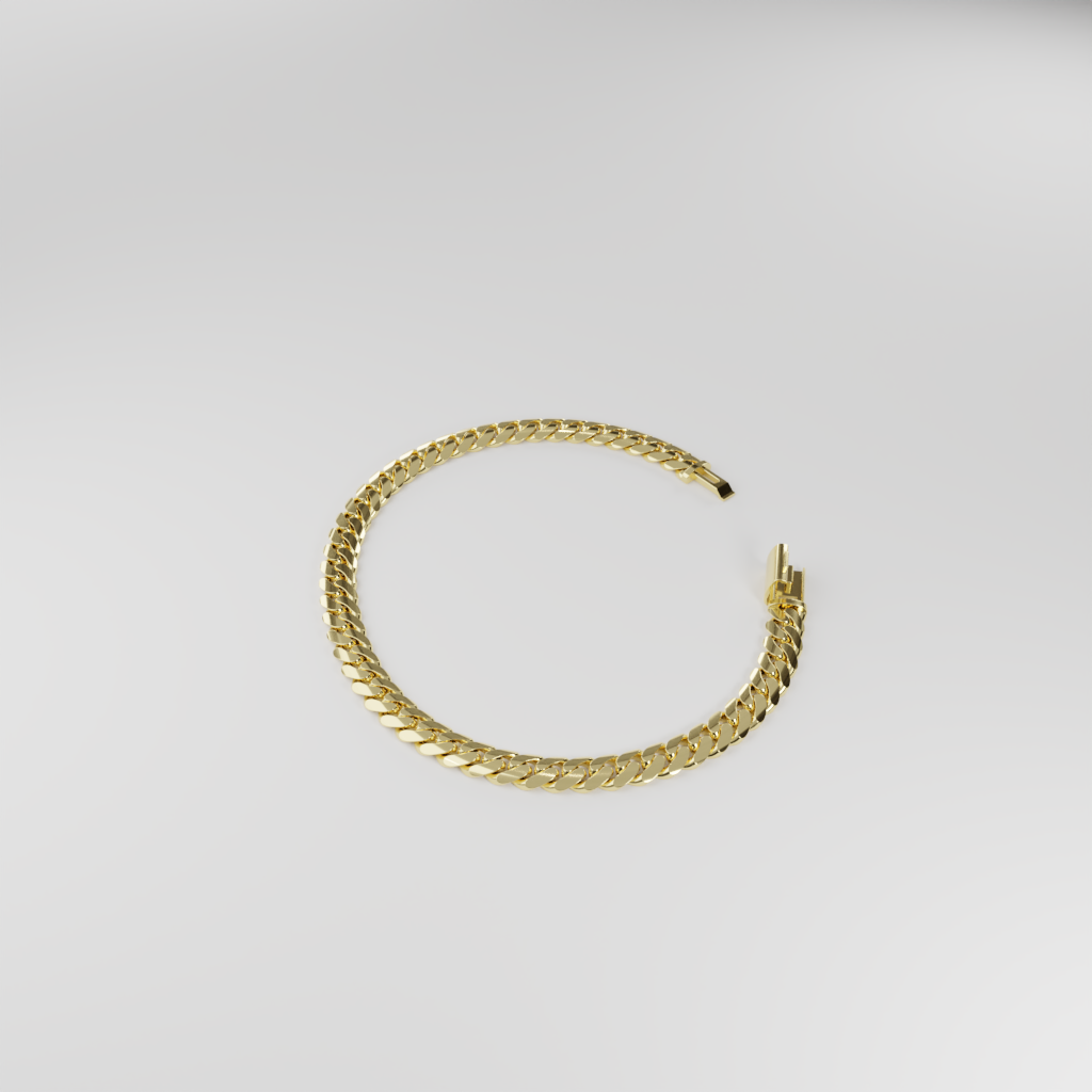 Bransoletka "Miami Cuban" - 6mm