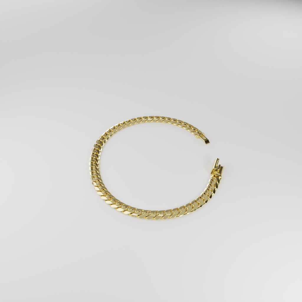 Bransoletka "Miami Cuban" - 6mm