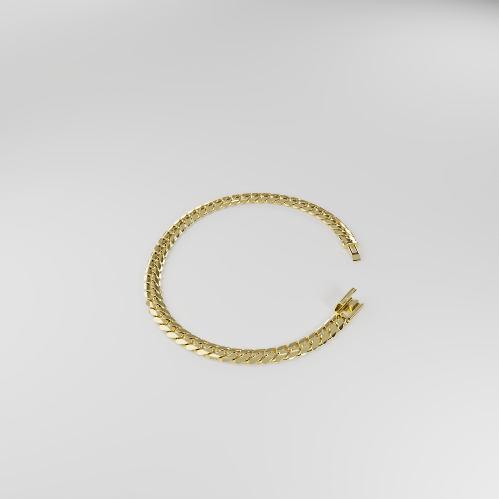 Bransoletka "Miami Cuban" - 6mm