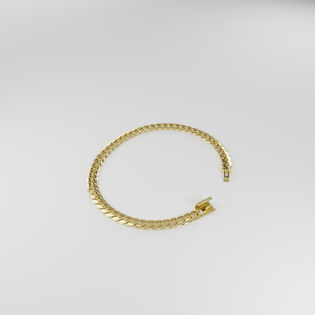 Bransoletka "Miami Cuban" - 6mm