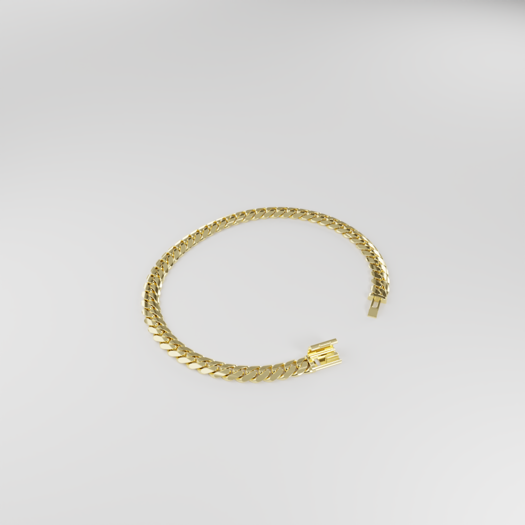 Bransoletka "Miami Cuban" - 6mm