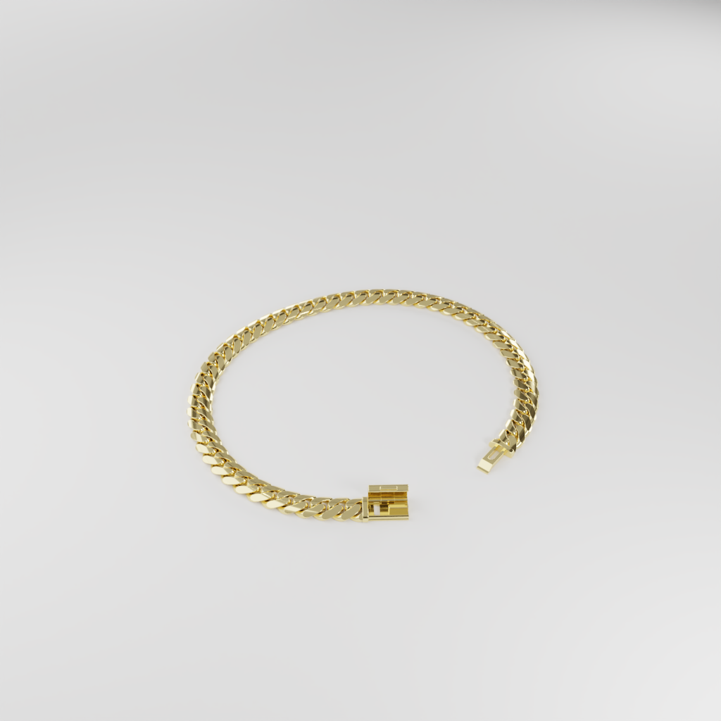 Bransoletka "Miami Cuban" - 6mm