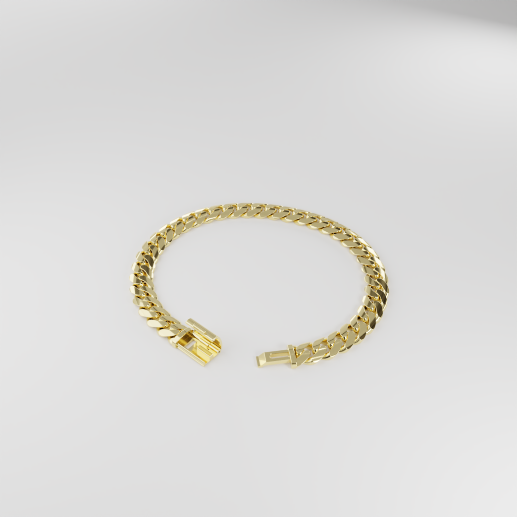 Bransoletka "Miami Cuban" - 8mm