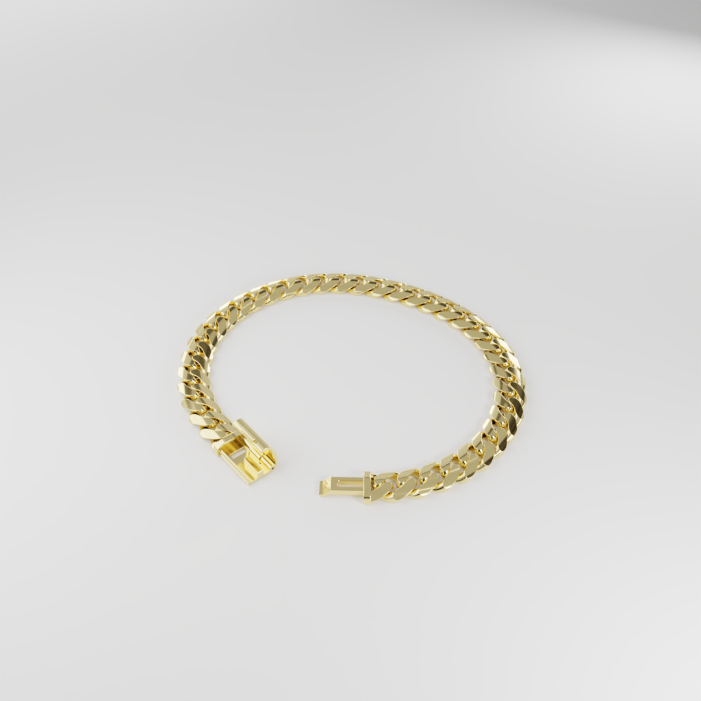 Bransoletka "Miami Cuban" - 8mm