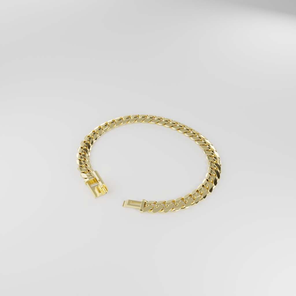 Bransoletka "Miami Cuban" - 8mm