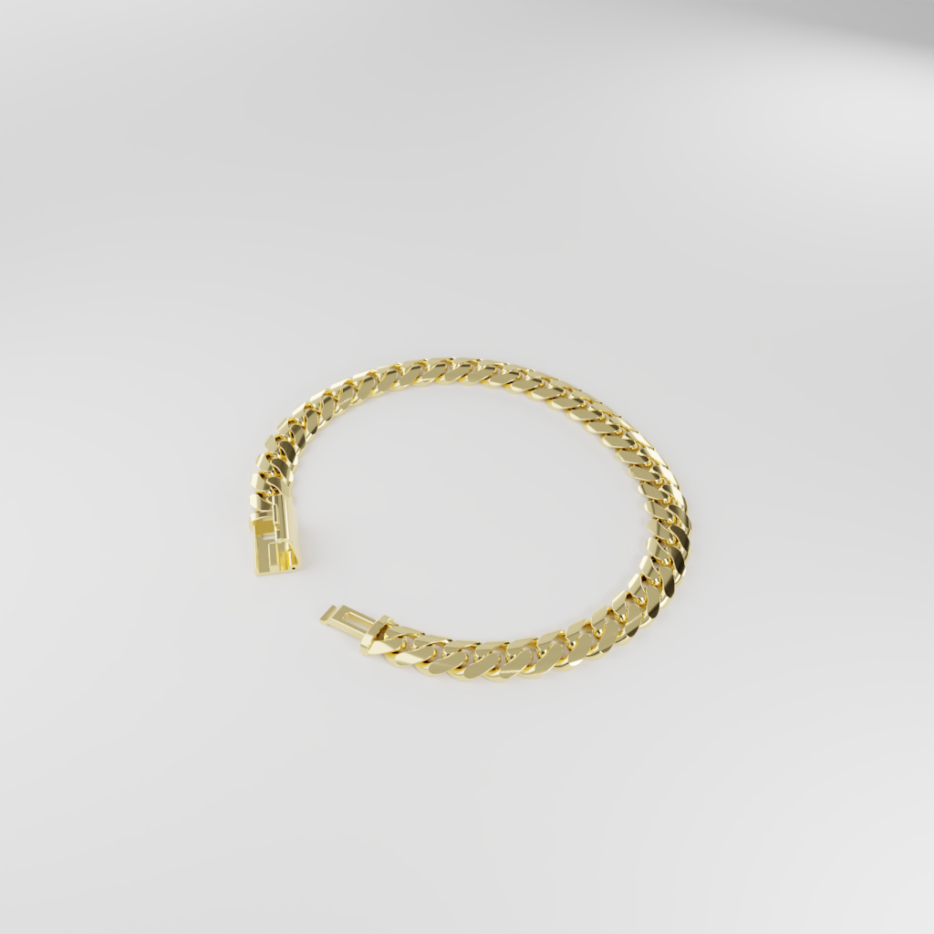 Bransoletka "Miami Cuban" - 8mm