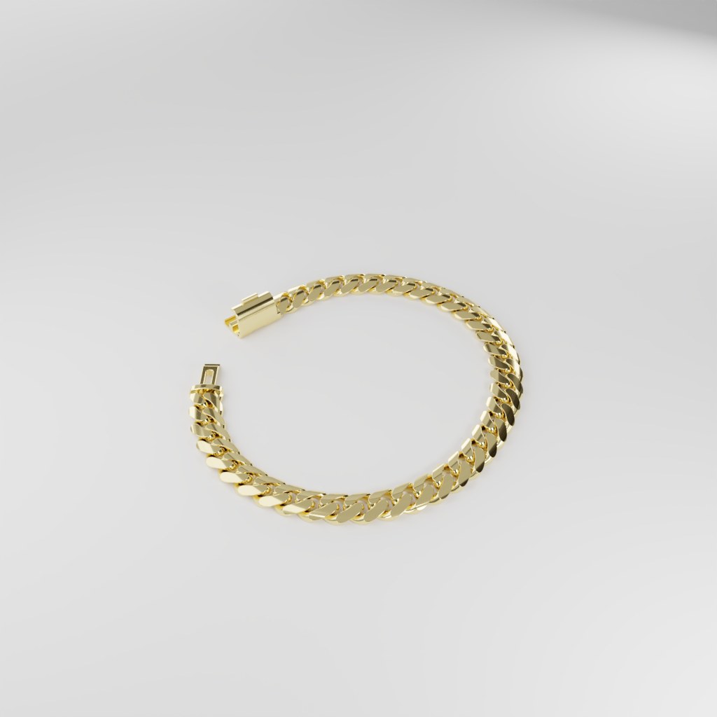 Bransoletka "Miami Cuban" - 8mm