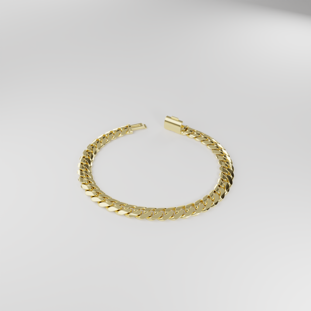 Bransoletka "Miami Cuban" - 8mm