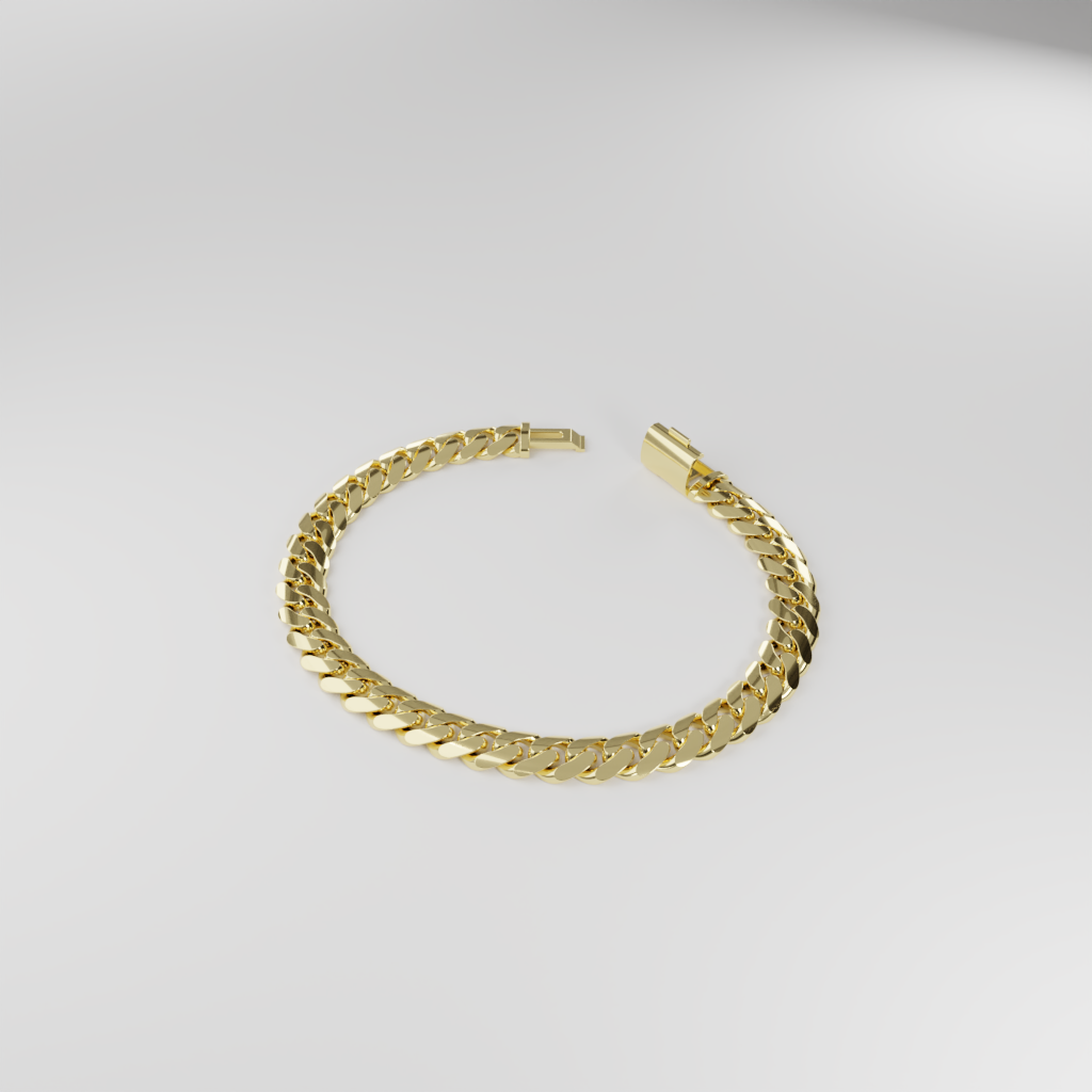 Bransoletka "Miami Cuban" - 8mm