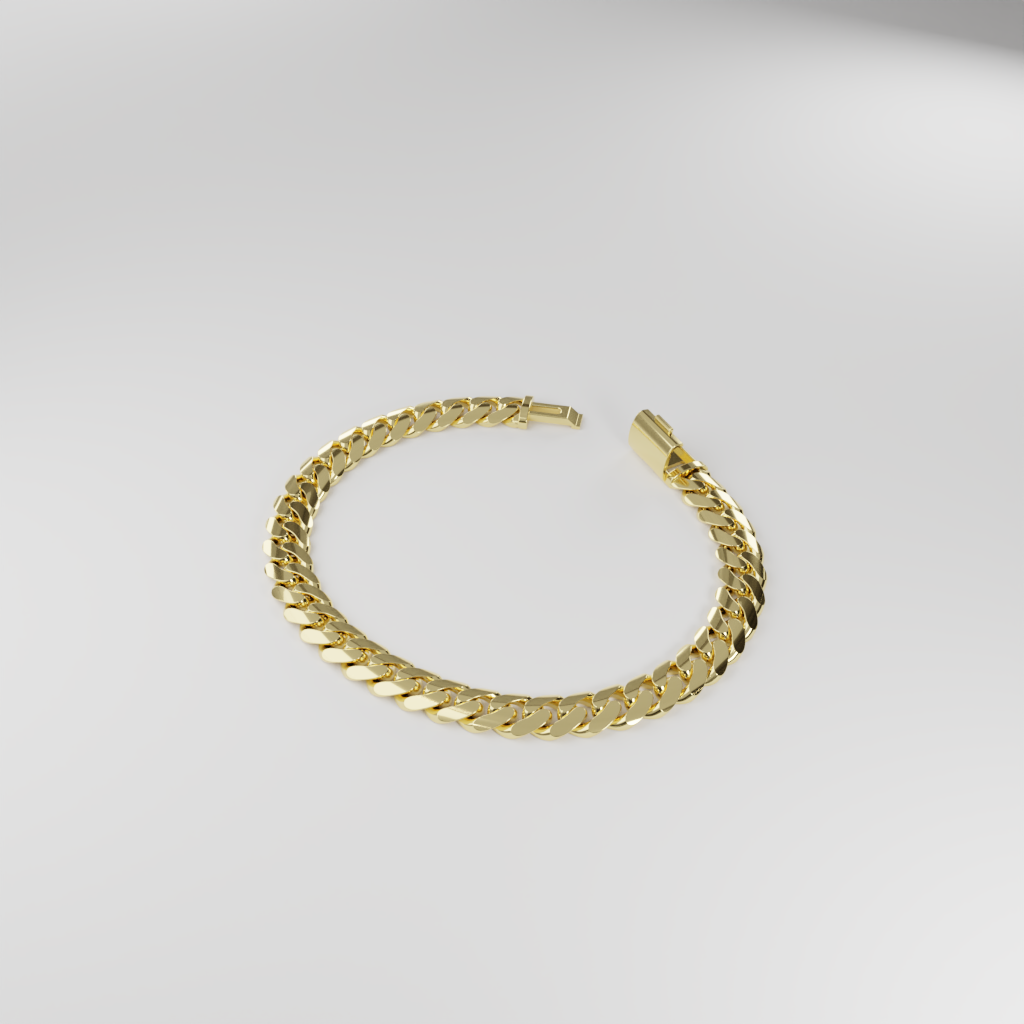 Bransoletka "Miami Cuban" - 8mm