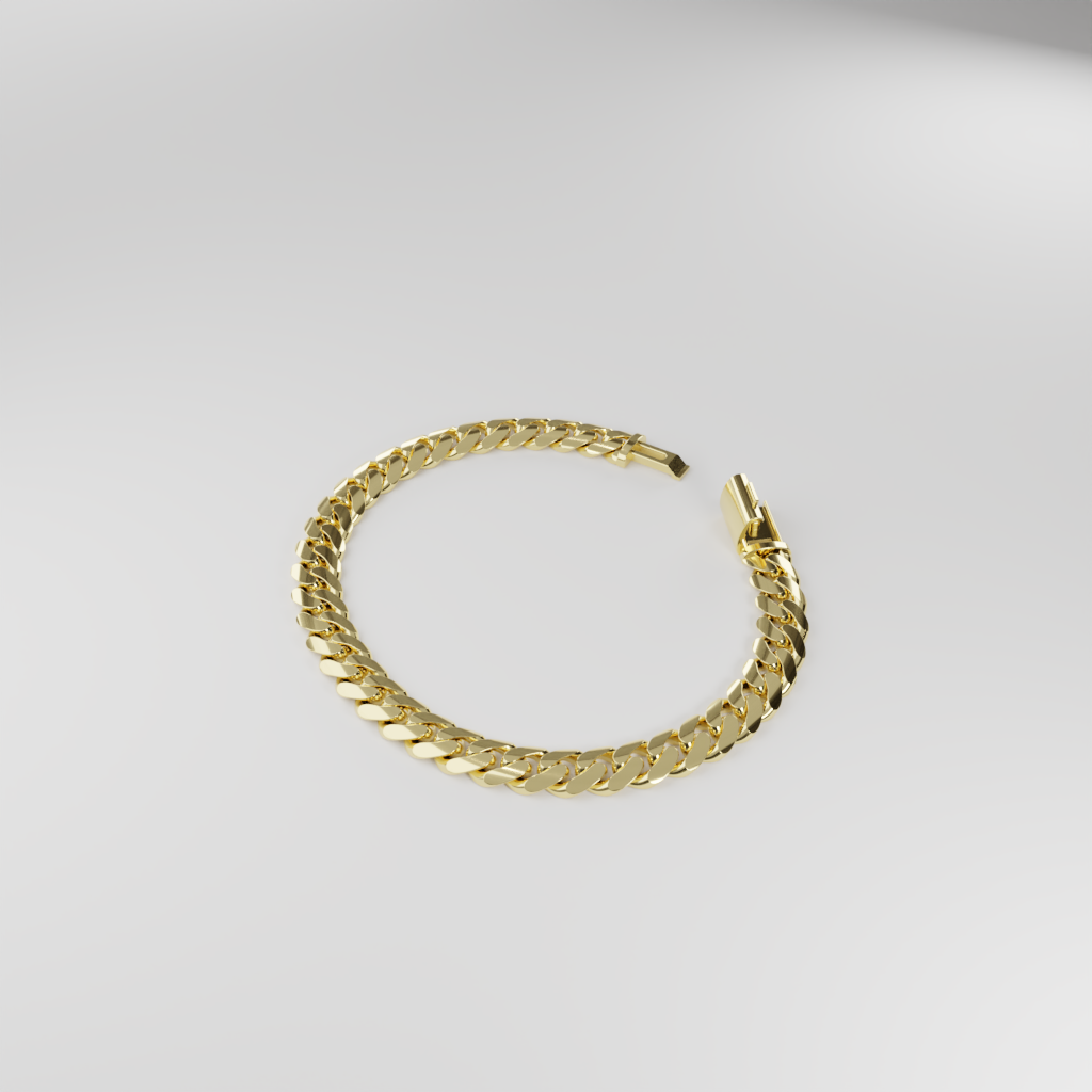 Bransoletka "Miami Cuban" - 8mm