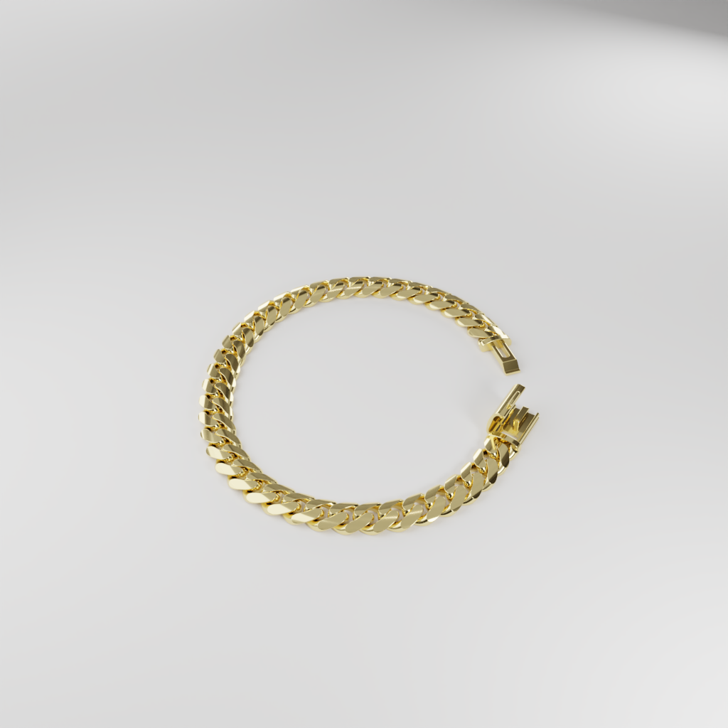 Bransoletka "Miami Cuban" - 8mm