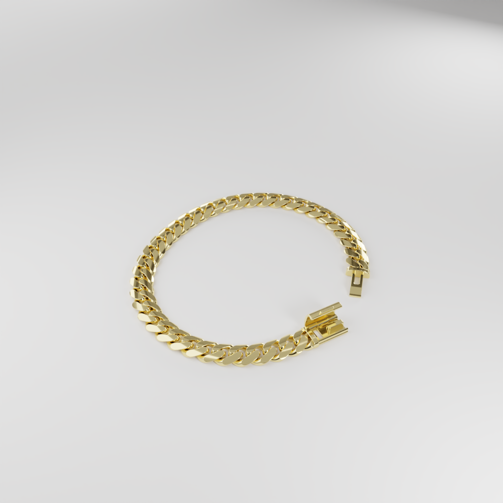 Bransoletka "Miami Cuban" - 8mm