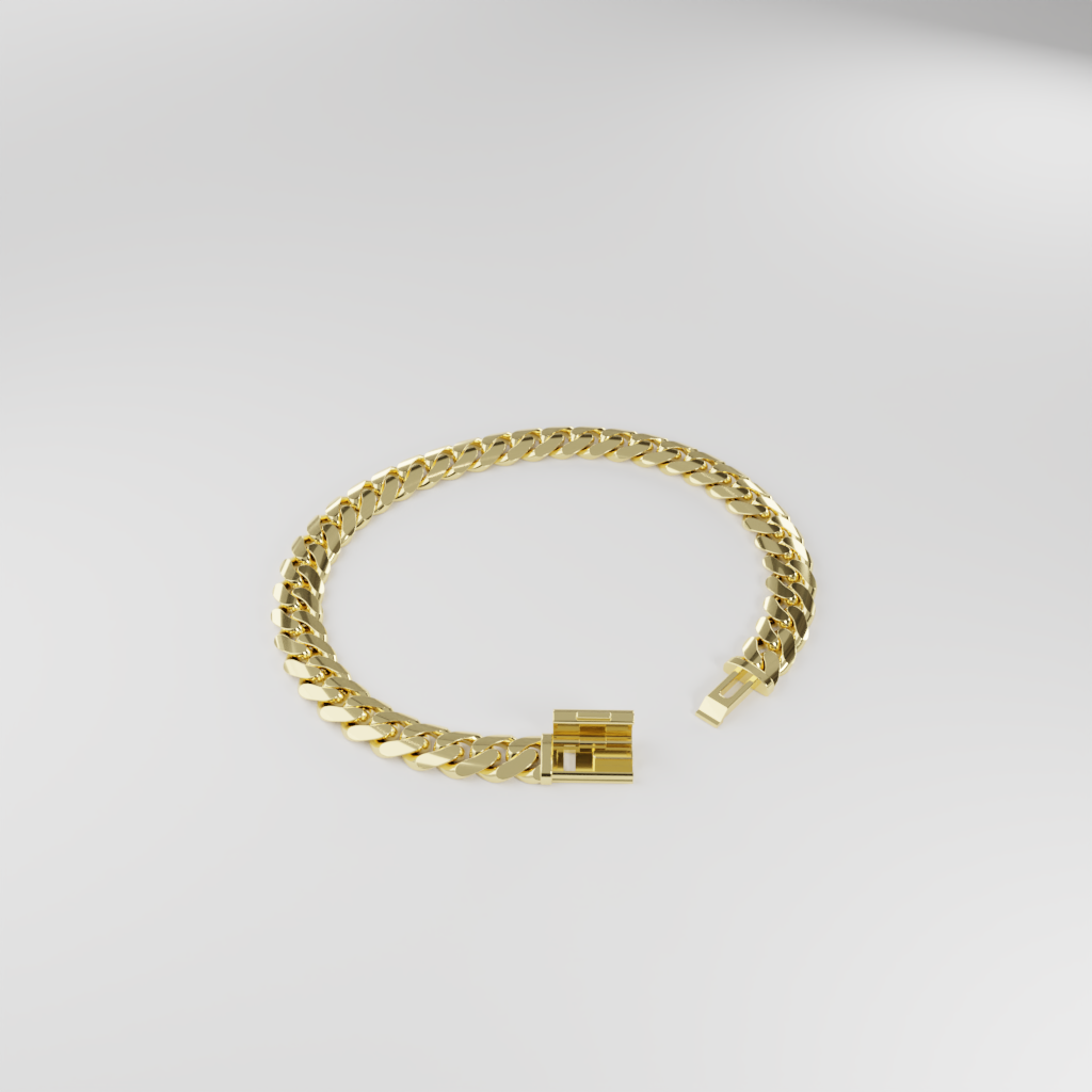 Bransoletka "Miami Cuban" - 8mm