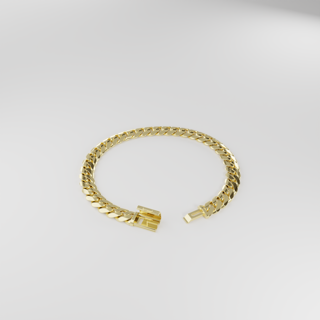 Bransoletka "Miami Cuban" - 8mm