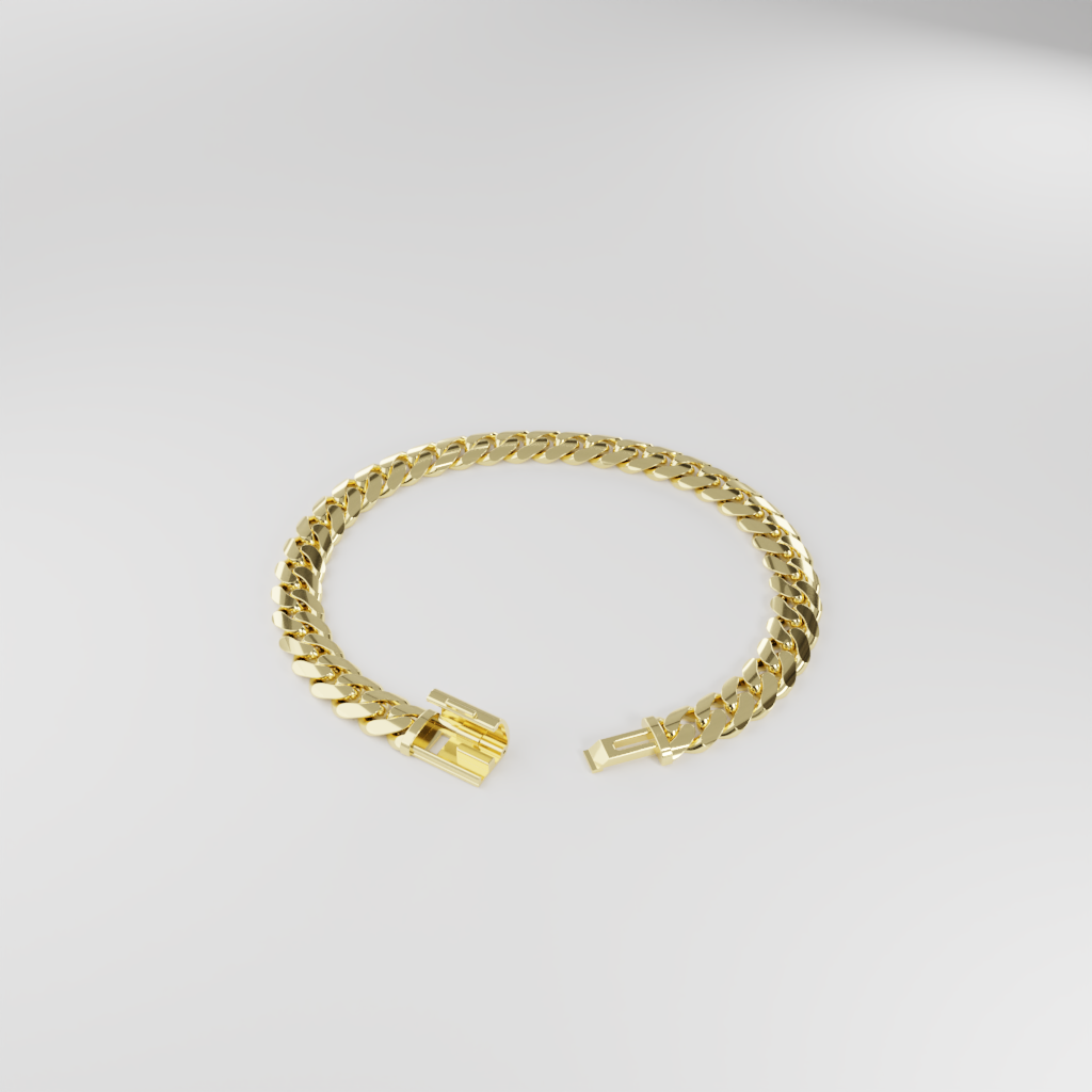 Bransoletka "Miami Cuban" - 8mm