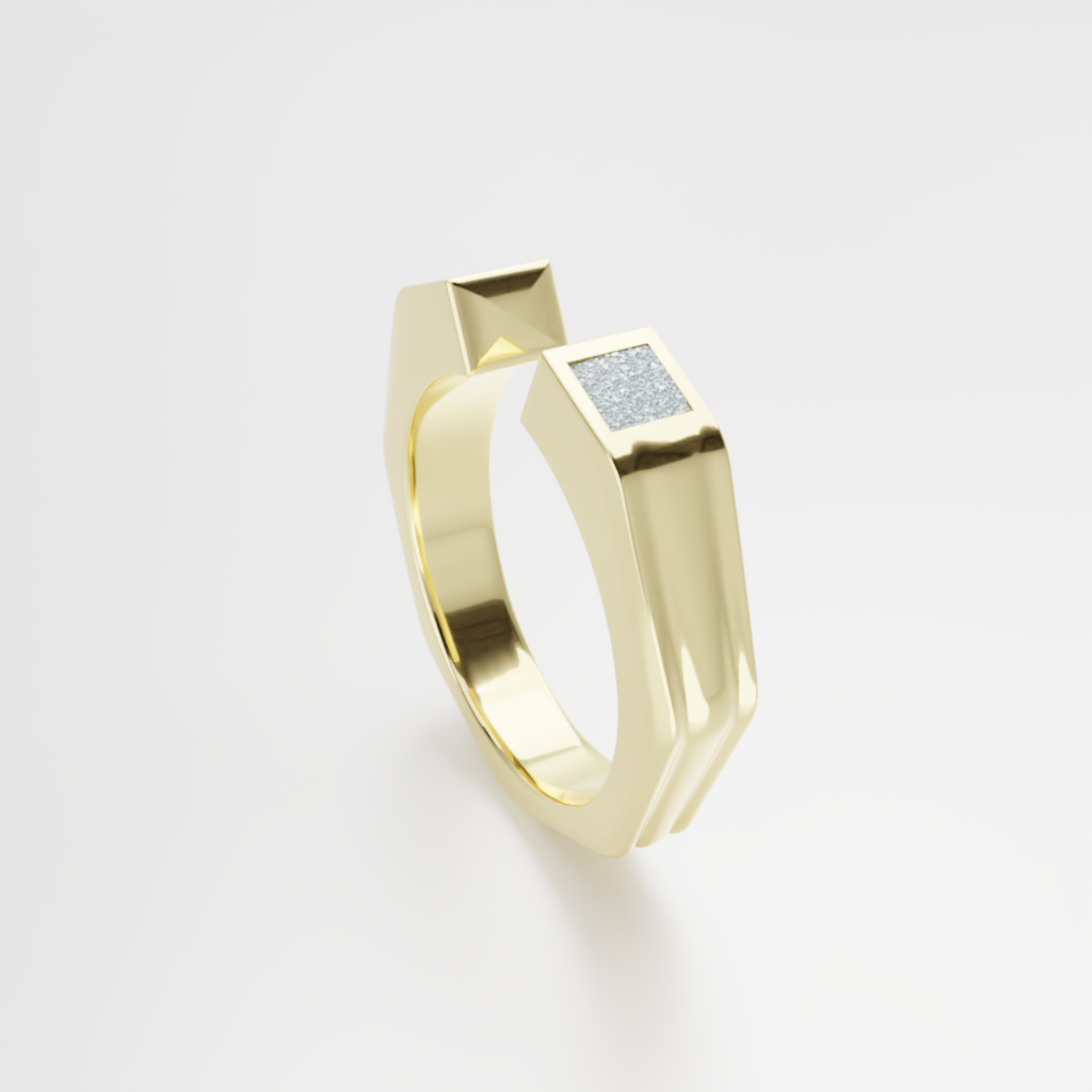 Pierścionek "Osmium Hex Ring"