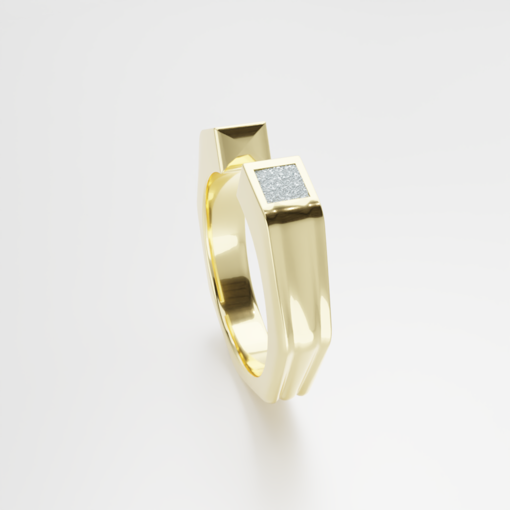 Pierścionek "Osmium Hex Ring"