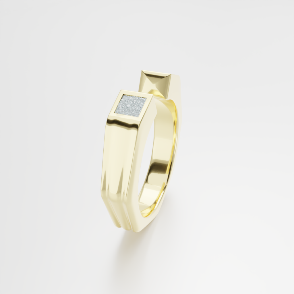 Pierścionek "Osmium Hex Ring"