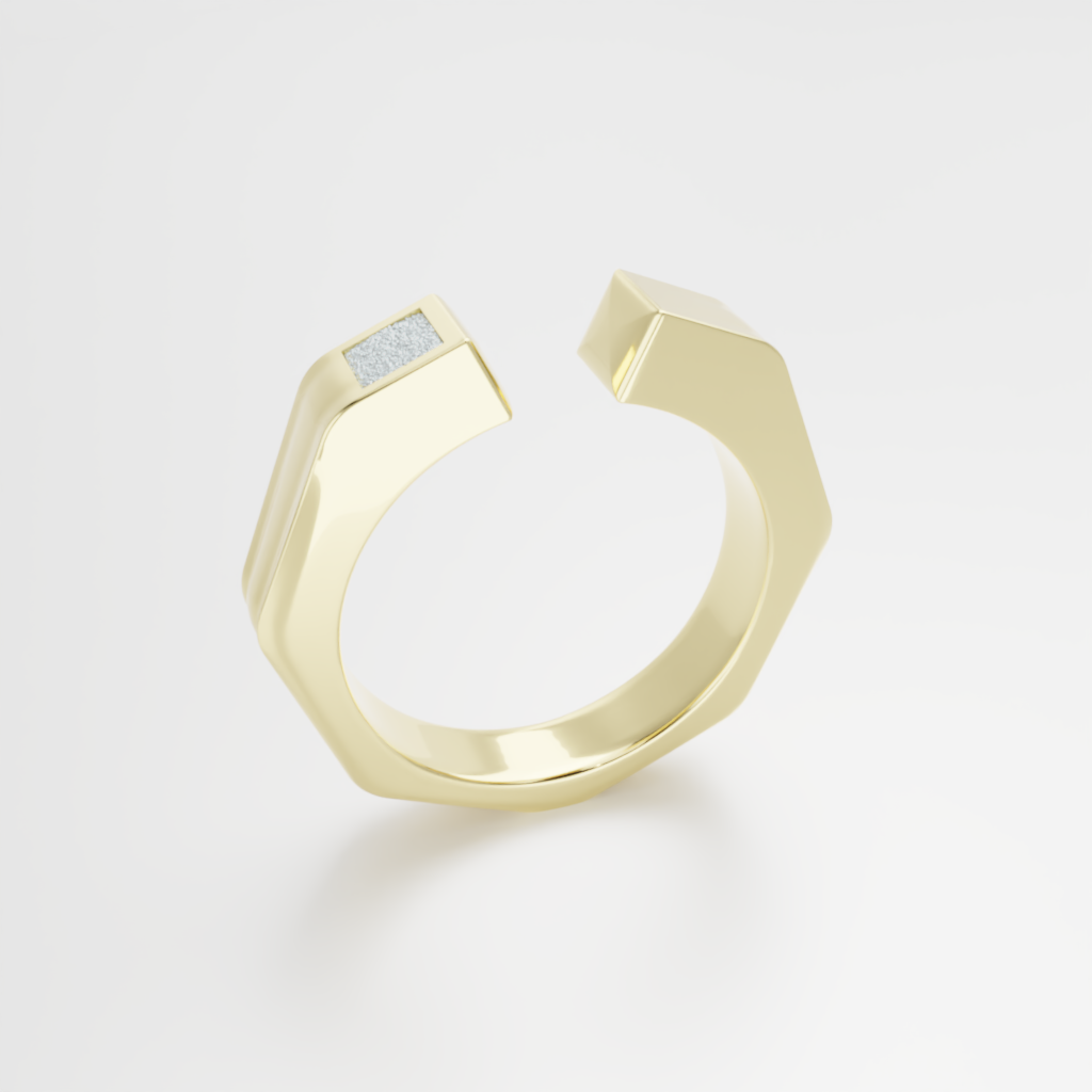 Pierścionek "Osmium Hex Ring"