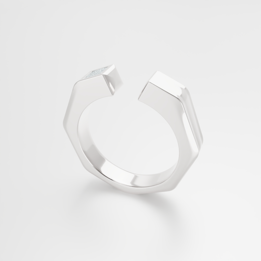 Pierścionek "Osmium Hex Ring"
