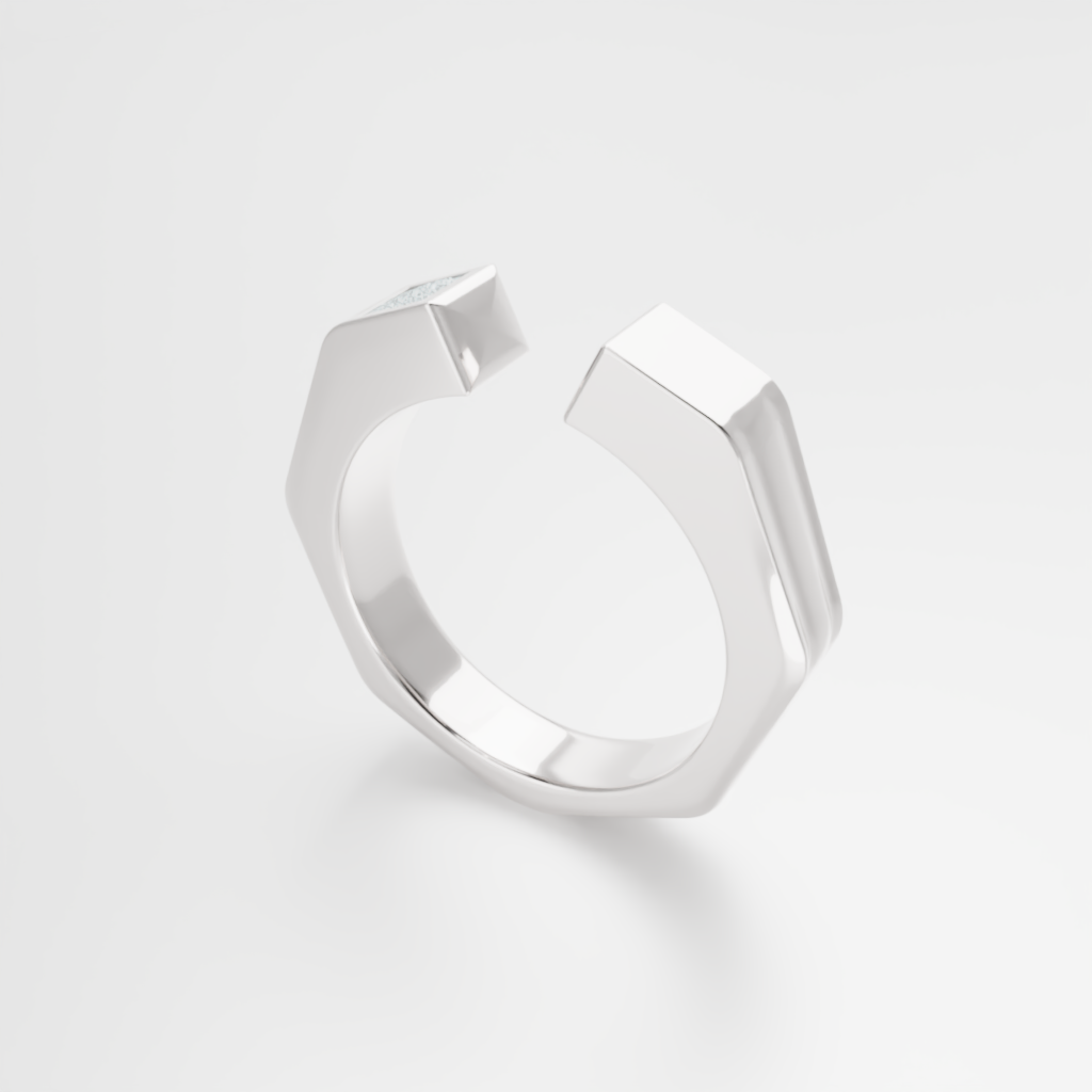 Pierścionek "Osmium Hex Ring"