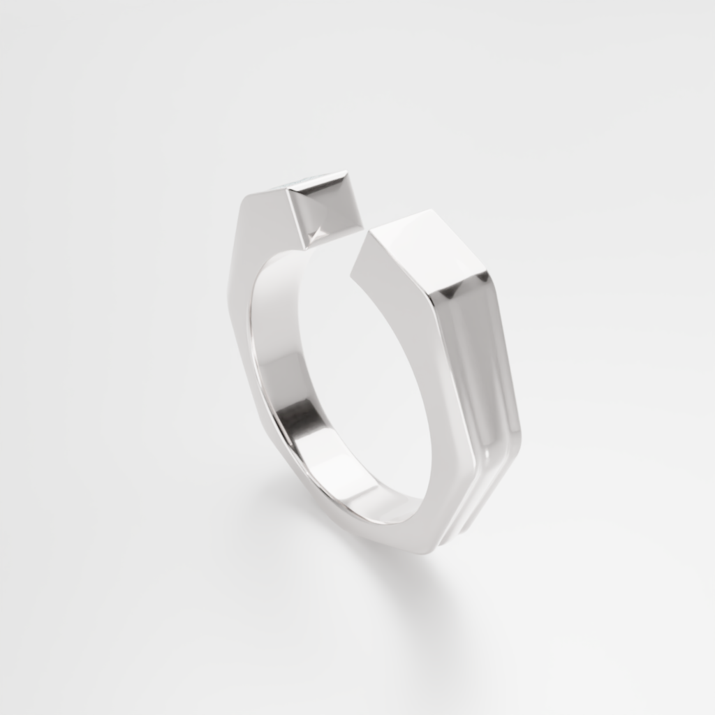 Pierścionek "Osmium Hex Ring"