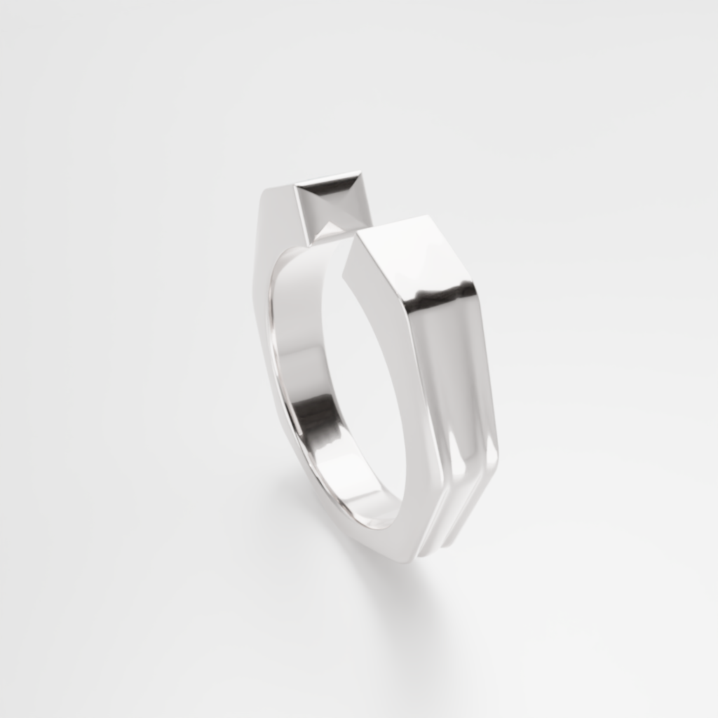 Pierścionek "Osmium Hex Ring"