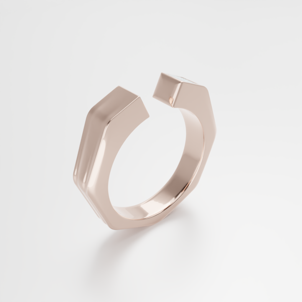 Pierścionek "Osmium Hex Ring"