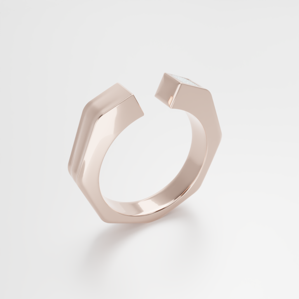 Pierścionek "Osmium Hex Ring"